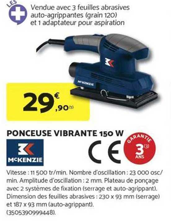 PONCEUSE VIBRANTE 150 W
