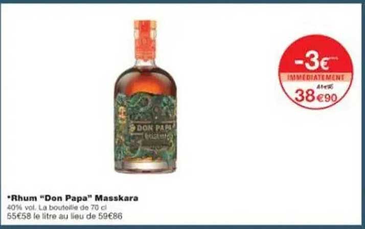 Rhum "Don Papa" Masskara