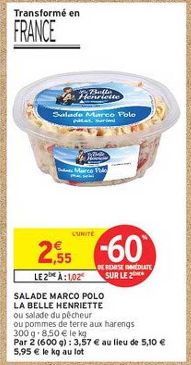 SALAD MARCO POLO LA BELLE HENRIETTE