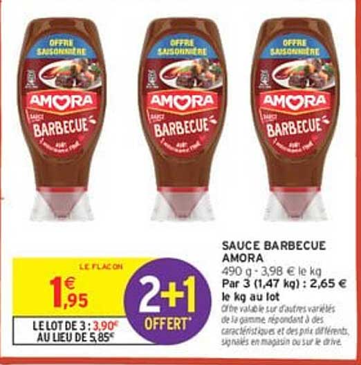 SAUCE BARBECUE AMORA