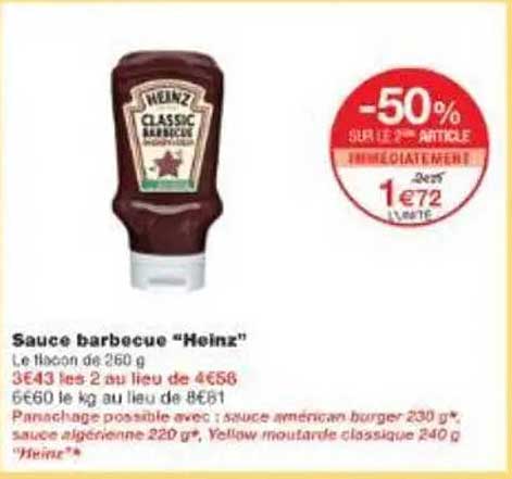 Sauce barbecue "Heinz"