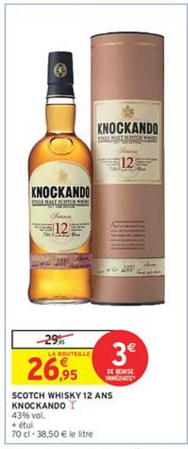 SCOTCH WHISKY 12 ANS KNOCKANDO