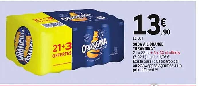 SODA À L’ORANGE “ORANGINA”
