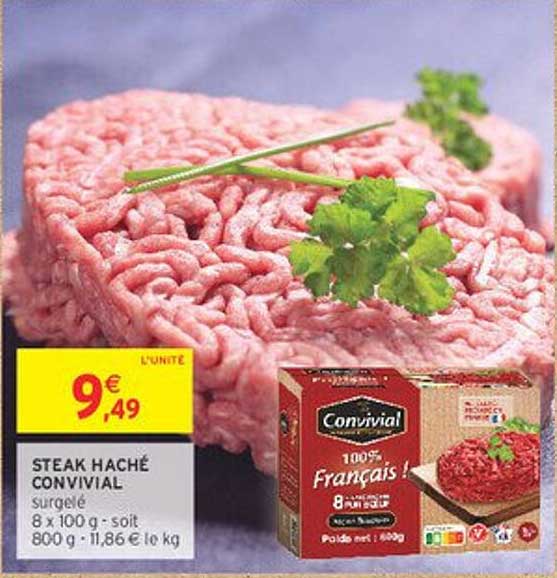 STEAK HACHÉ CONVIVIAL