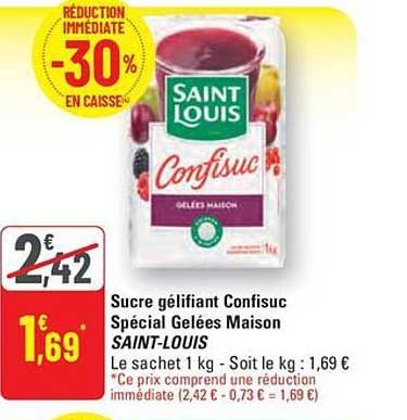 Sucre gélifiant Confisuc Spécial Gelées Maison