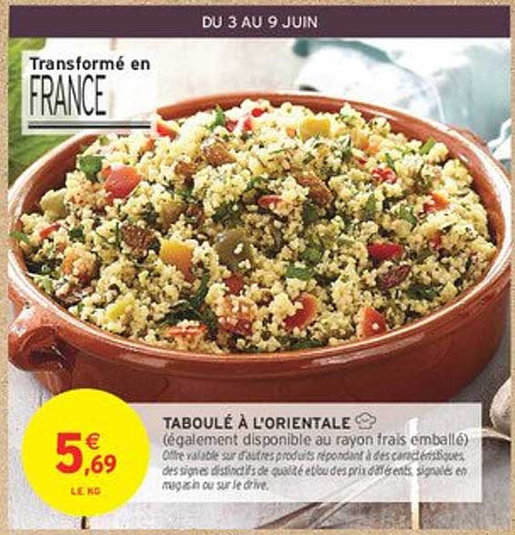 TABOULÉ À L'ORIENTALE