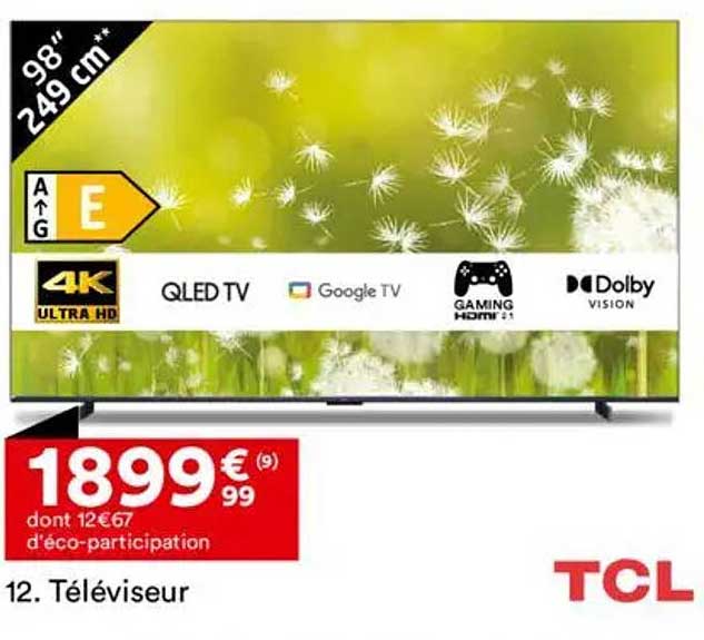 Téléviseur TCL 98"