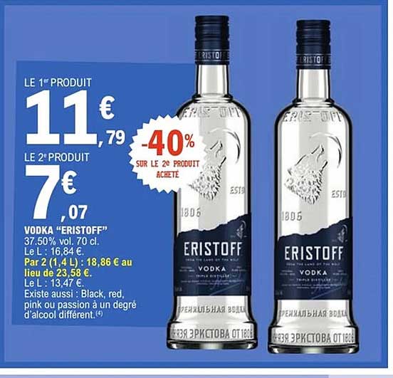 VODKA "ERISTOFF"