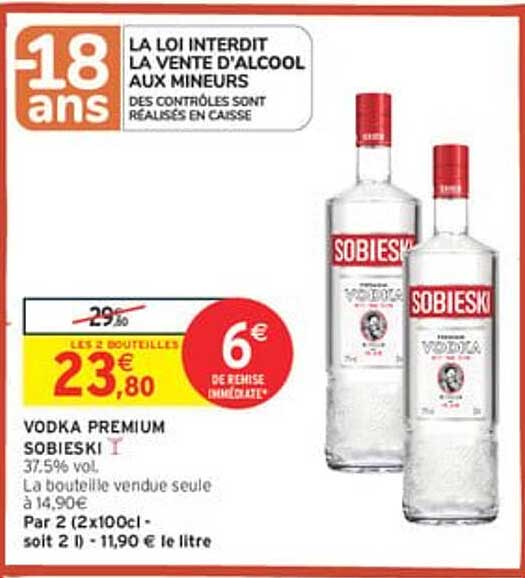 VODKA PREMIUM SOBIESKI