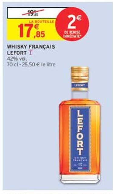 WHISKY FRANÇAIS LEFORT