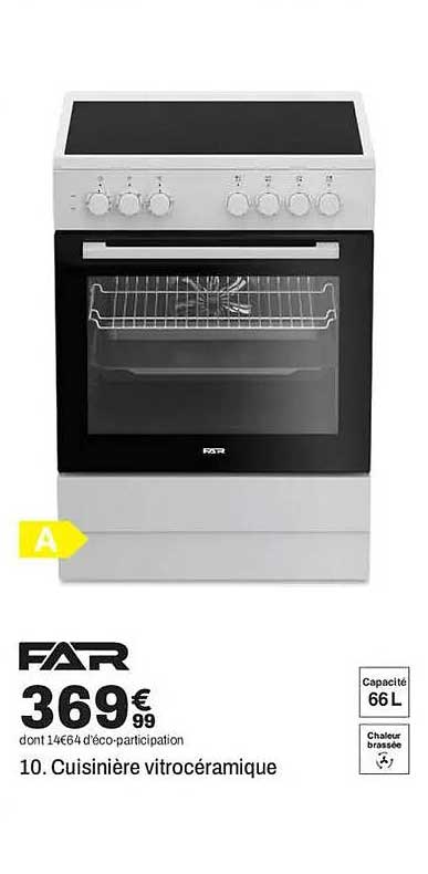 10. Cuisinière vitrocéramique