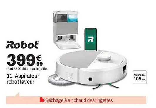 11. Aspirateur robot laveur