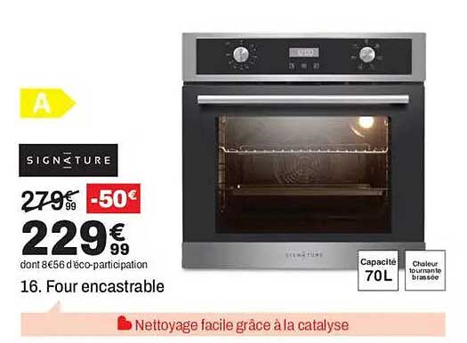 16. Four encastrable