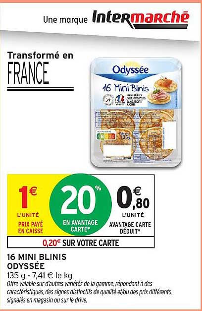16 MINI BLINIS ODYSSÉE