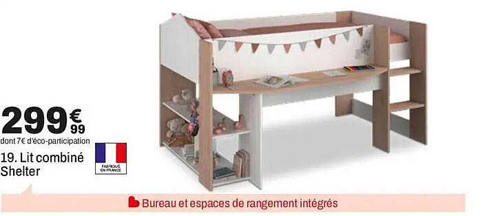19. Lit combiné Shelter