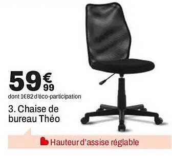 3. Chaise de bureau Théo