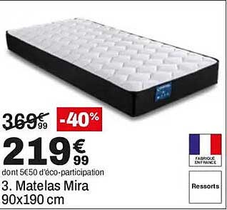 3. Matelas Mira 90x190 cm