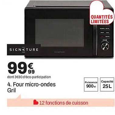 4. Four micro-ondes Gril