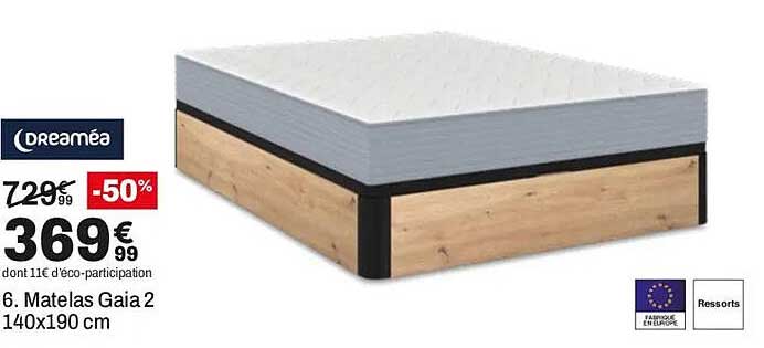 6. Matelas Gaia 2 140x190 cm