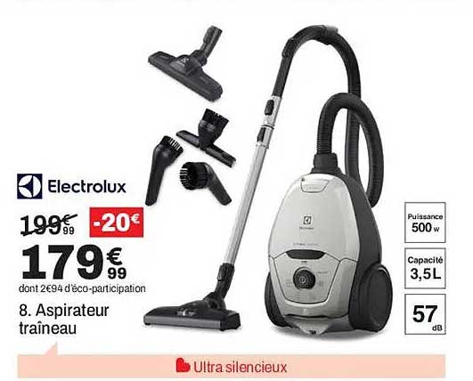 8. Aspirateur traineau