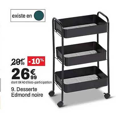 9. Desserte Edmond noire