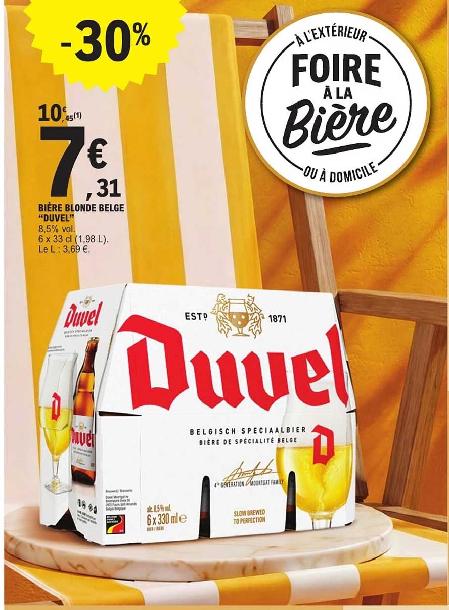 À L'EXTÉRIEUR FOIRE À LA BIÈRE OU À DOMICILE
