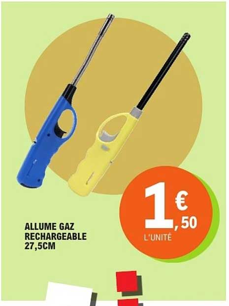 ALLUME GAZ RECHARGEABLE 27,5CM