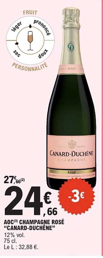 AOC CHAMPAGNE ROSÉ “CANARD-DUCHÊNE”