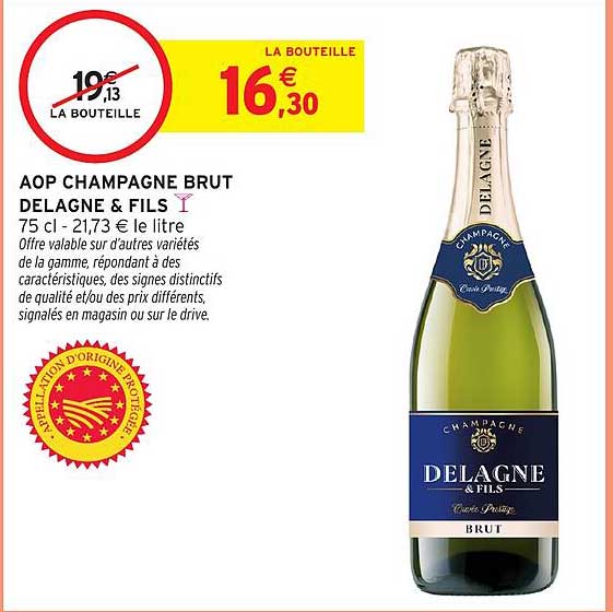 AOP CHAMPAGNE BRUT DELAGNE & FILS
