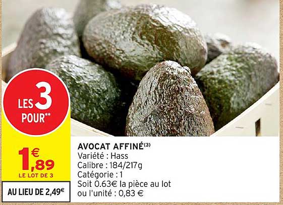 AVOCAT AFFINÉ³)