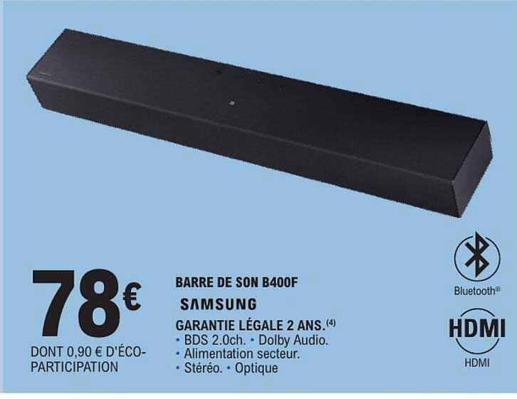 BARRE DE SON B400F SAMSUNG
