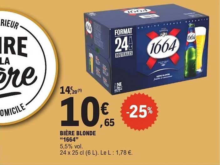 BIÈRE BLONDE “1664”