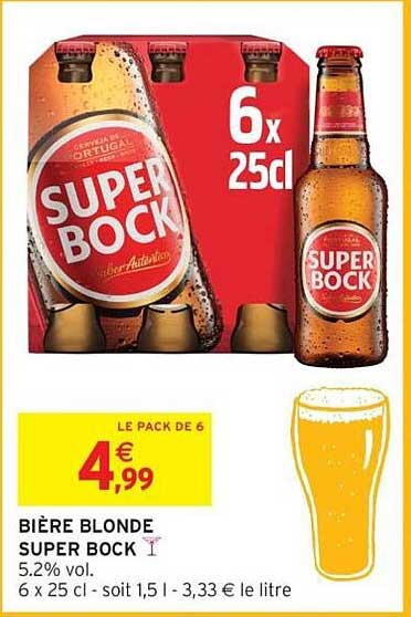 BIÈRE BLONDE SUPER BOCK