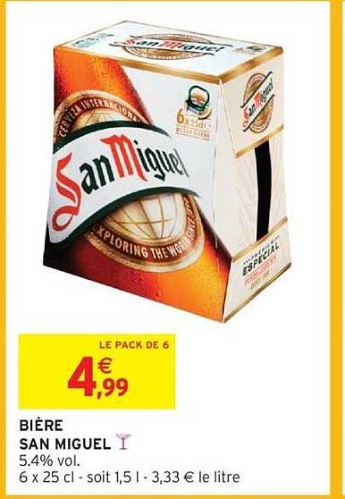 BIÈRE SAN MIGUEL