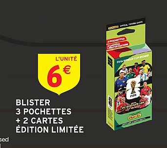 BLISTER 3 POCHETTES + 2 CARTES EDITION LIMITÉE