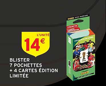 BLISTER 7 POCHETTES + 4 CARTES ÉDITION LIMITÉE