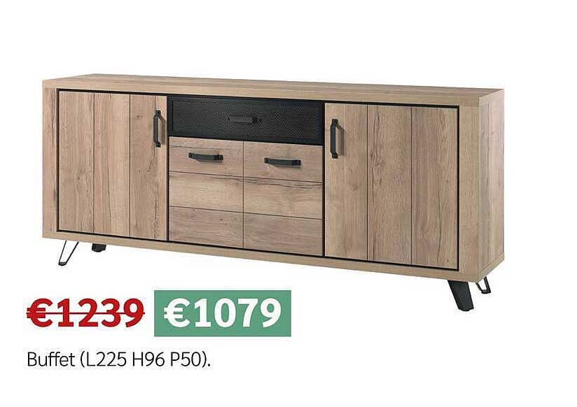 Buffet (L225 H96 P50).