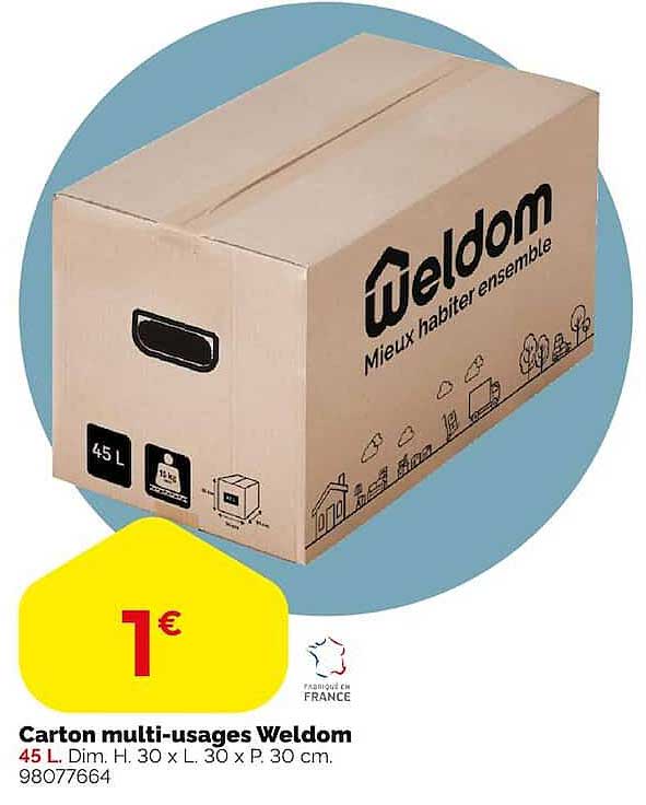 carton multi-usages Weldom