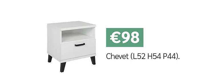 Chevet (L52 H54 P44).