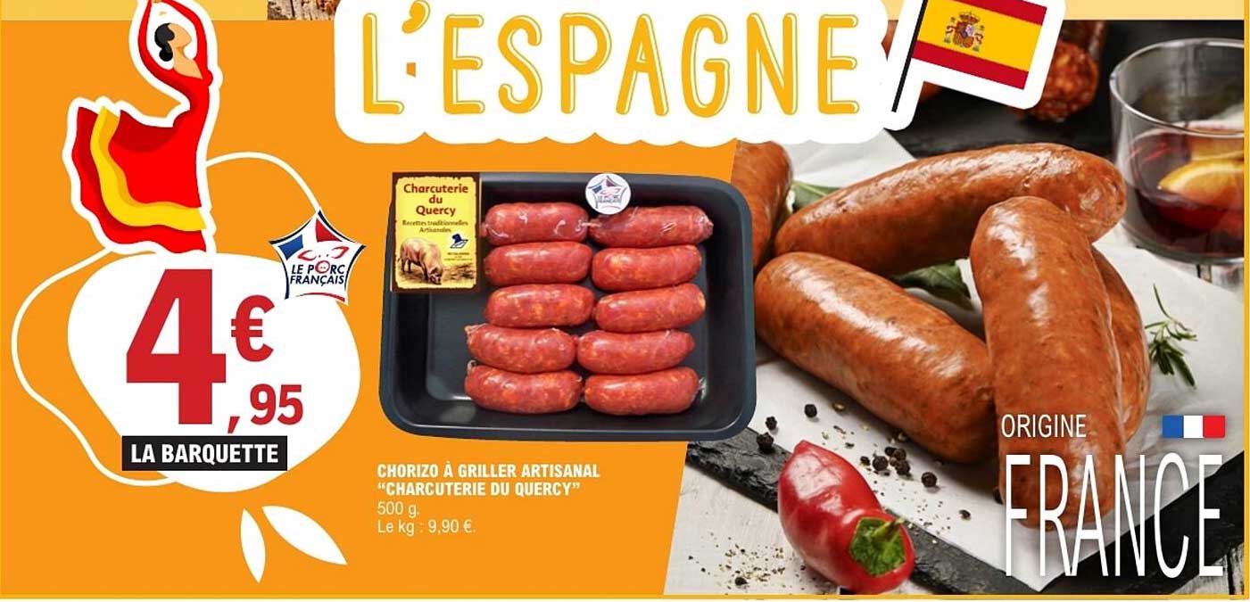 Chorizo à griller artisanal "Charcuterie du Quercy"