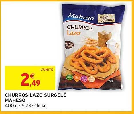 CHURROS LAZO SURGELÉ MAHESO