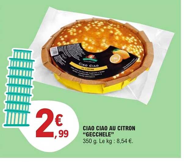 CIAO CIAO AU CITRON "GECHELE"