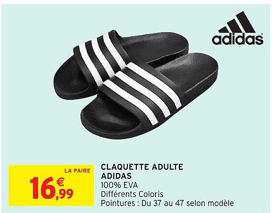 CLAQUETTE ADULTE ADIDAS
