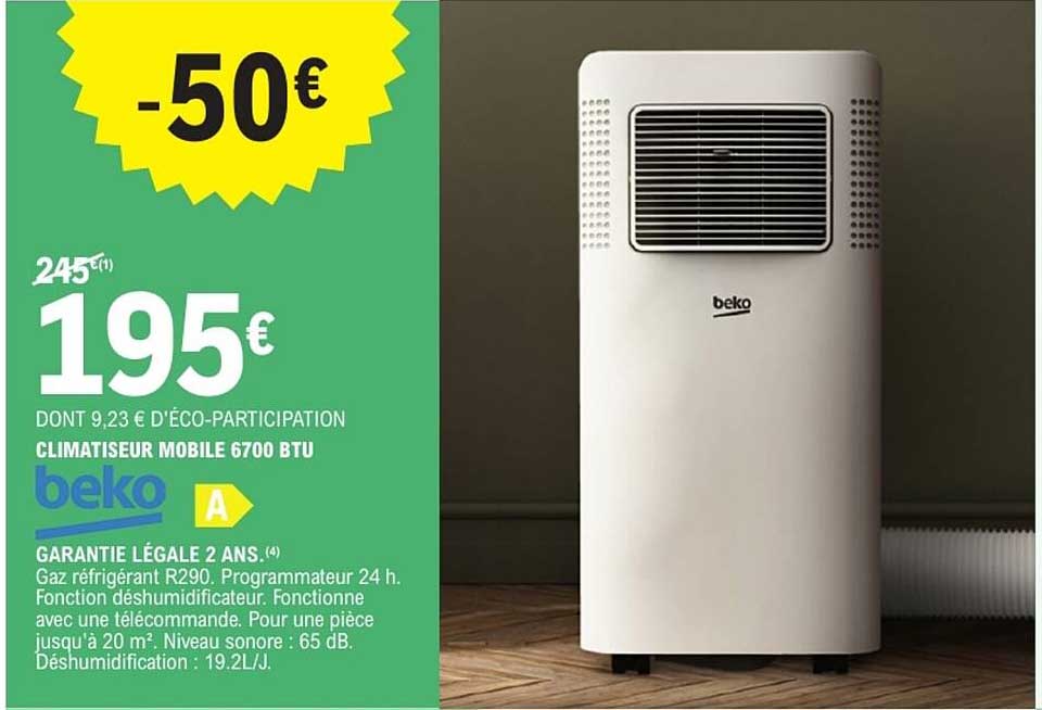 CLIMATISEUR MOBILE 6700 BTU