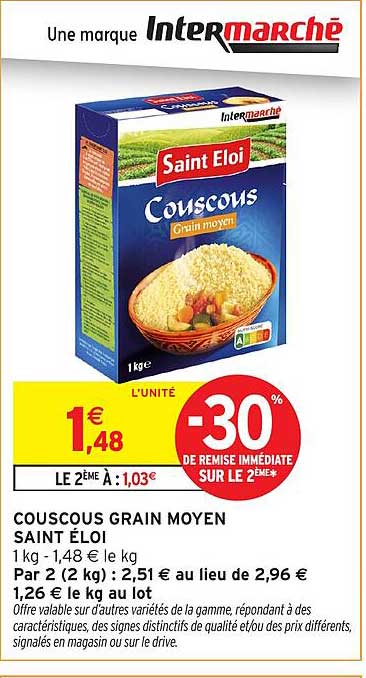 COUSCOUS GRAIN MOYEN SAINT ÉLOI