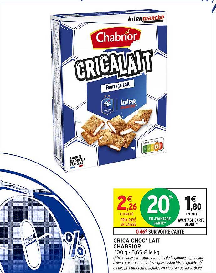 CRICA CHOC' LAIT CHABRIOR