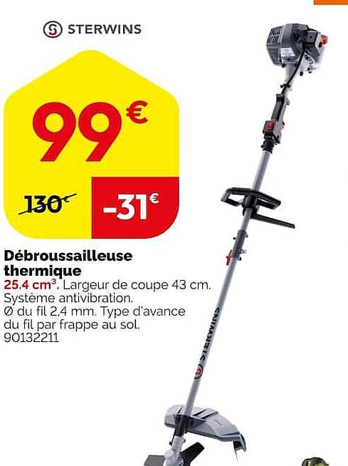 Débroussailleuse thermique
