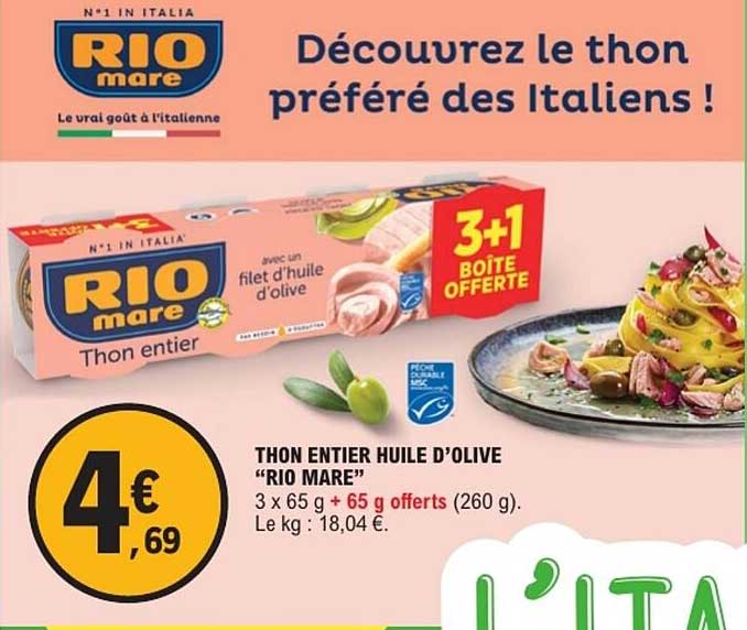 Découvrez le thon préféré des Italiens !
