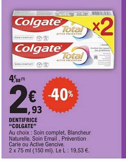 DENTIFRICE "COLGATE"