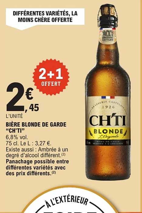 DIFFÉRENTES VARIÉTÉS, LA MOINS CHÈRE OFFERTE